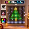 Smart LED Vorhang Lichterkette 3x3m 400 LEDs Lichtervorhang Produktbild-Vorschau 10