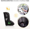 A car seat with informational graphics about its safety features. Anteprima dell’immagine prodotto