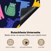 KitchenYeah© Herdabdeckplatte Muster - Katze - Regenbogen - Produktbild-Vorschau 5