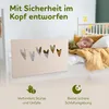 zovis Herzen (natur) Holz-Rausfallschutz für Kinderbetten - Produktbild-Vorschau 2