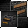 Pedały Rowerowe Z Odblaskami Do Roweru Mtb Czarne Trekking Podgląd zdjęcia produktu 4