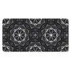MuchoWow® Schreibtischunterlage Blumen - Design - Schwarz - Produktbild-Vorschau 1