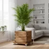 HolzGarden Pflanzenroller 40x40 cm aus Holz, Blumentopf Produktbild-Vorschau 9