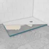 Bac receveur de douche à carreler 90x140cm recoupable sur Voir les images du produit 8