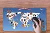 MuchoWow® Mauspad Mousepad Weltkarte Kinder - Tiere - Erde Produktbild-Vorschau 3