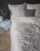 Satin Bettwäsche 160x200 Glatt mit Premium Streifen Beige Produktbild-Vorschau 17