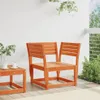 The Living Store Gartenstuhl Wachsbraun Massivholz Kiefer Produktbild-Vorschau 4