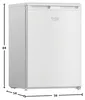 Beko TSE1285N Standkühlschrank mit Gefrierfach Weiß Produktbild-Vorschau 4