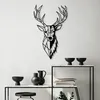 Wallity, Red Deer 2, décoration murale, noir, métal, 42 x Voir les images du produit 1