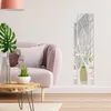 Dekorative Spiegel-Wandaufkleber Baum-Design Silber Produktbild-Vorschau 3