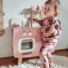 Kinderküche aus Holz – Retro-Design, rosa, inkl. Zubehör & Produktbild-Vorschau 2