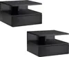 HOMCOM Lot de 2 Tables de Chevet murales - Lot de 2 Tables Voir les images du produit 1