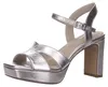 Tamaris Damen Sandalette Gold Silber Metallic Optik Karree Produktbild-Vorschau 13