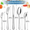 Besteck-Set Besteckset,30 Stück Edelstahl Besteck Set 6 Produktbild-Vorschau 3