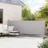 vidaXL Výsuvná boční markýza 140x600 cm šedá Náhled obrázku produktu 3