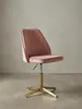 Schreibtischstuhl Rosa Samt Design Drehstuhl mit Lehne, Produktbild-Vorschau 7