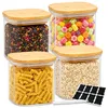 Glasbehälter für die Küche, 750 ml, Set mit 4 Stück [BS104] Produktbild-Vorschau 1