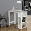 A bar table with shelves in a modern kitchen setting. Anteprima dell’immagine prodotto