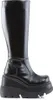 A single black platform boot shown against a white background. Náhled obrázku produktu