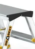 A close-up view of the top section of a step ladder, showing the black anti-slip feet and the 'DRABEST' logo on the side. Anteprima dell’immagine prodotto
