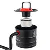 A disassembled ash vacuum cleaner with its filter and top unit detached from the main body. Anteprima dell’immagine prodotto