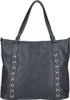 XL großer Damen Shopper Umhängetasche Tasche Leder Optik Produktbild-Vorschau 3