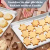 lot de 2 plaques à pâtisserie en acier inoxydable résistant Voir les images du produit 6