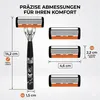 Raptor Premium Retro-Rasierer Set: Ergonomischer Griff & 24 Produktbild-Vorschau 2