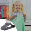 20 Stück Samt Kleiderbügel Grau Rutschfest Mit 360° Produktbild-Vorschau 7