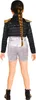 Kinder Kpop Golden Hunter Kostüm Set mit glitzernder Jacke, Produktbild-Vorschau 2