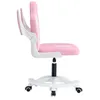 Kondela Kinderstuhl mit Fußhocker Odelia - rosa / weiß Produktbild-Vorschau 7