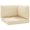 Palettenkissen 3-tlg. Beige Oxford-Gewebe Produktbild-Vorschau 1