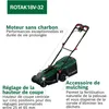 Tondeuse à gazon sans fil ROTAK18V-32 - BOSCH - avec 1 Voir les images du produit 16