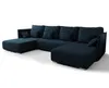 AX LIVING Canapé en U avec fonction sommeil Florinna bleu Voir les images du produit 2