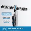 Besenhalter zur Wandmontage Besenhalterung Edelstahl Wand Produktbild-Vorschau 3