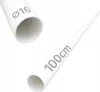 Close-up shots of a white pipe, showing its diameter and length. Anteprima dell’immagine prodotto