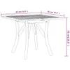 vidaXL Gartentisch 85x85x75 cm Massivholz Akazie Produktbild-Vorschau 6