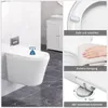 A collage of images showing a toilet seat, its features, and a bathroom setting. Produktbild-Vorschau