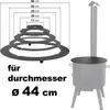Ø43,5-47 cm Adapter - Ringe für Eintopfofen Utschak Produktbild-Vorschau 1