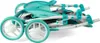 A folded baby stroller on a white background. Produktbild-Vorschau