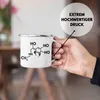Trendation - Klettern Bergsteigen Geschenk Emaille Tasse Produktbild-Vorschau 2