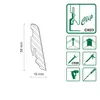 FN Neuhofer Fußleiste 240 cm 58 x 19 mm weiß Produktbild-Vorschau 5