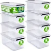 DEUBA® 8x Boîte de rangement 2L en plastique transparent Voir les images du produit 1