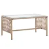 vidaXL 4-tlg. Garten-Lounge-Set mit Auflage Poly Rattan Produktbild-Vorschau 2