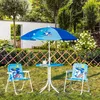 Outsunny 4-dielna detská záhradná súprava – 2 skladacie Náhľad obrázku produktu 2