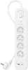 A white Belkin power strip with multiple outlets and USB ports, shown against a white background. Náhled obrázku produktu