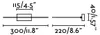 Magritte 30Cm černá LED 6W 3000K Náhled obrázku produktu 5