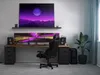 Italienischer Leinwand Leinwandbild - Futuristic landscape Produktbild-Vorschau 2