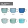 6er Set Blue Jumbotasse 400ml 6 Personen blaue XL-Becher Produktbild-Vorschau 4