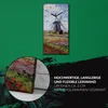 Dekor Leinwand Uhr Wandbilder 30x60 Tulpenfelder mit der Produktbild-Vorschau 5